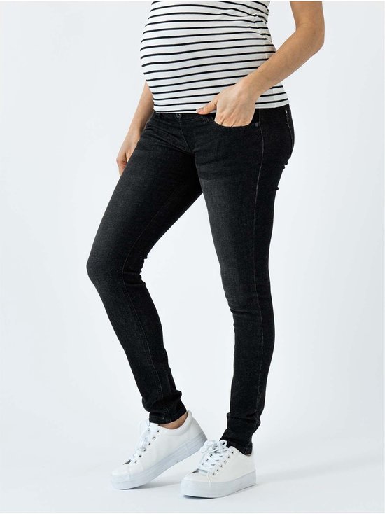 Prénatal - W27 - Zwangerschapsbroek - Skinny Fit - Grijs/Zwart Denim