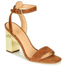 Michael Kors Petra Ankle Strap Dames Sandalen - Luggage - Maat 38