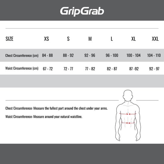 GripGrab Windbreaking S/S Base Layer Sportshirt Unisex - Maat XXL