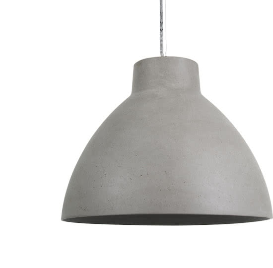 0664-f8ba-4acc-b00d-863dd8fb08c8 Koopjeshoek - Leitmotiv - Hanglamp Sandstone Look - Kunststof - Grijs -  43cm