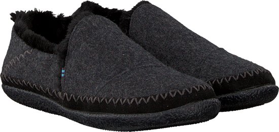 TOMS INDIA Dames Pantoffels - DARK GREY - Maat 36/37