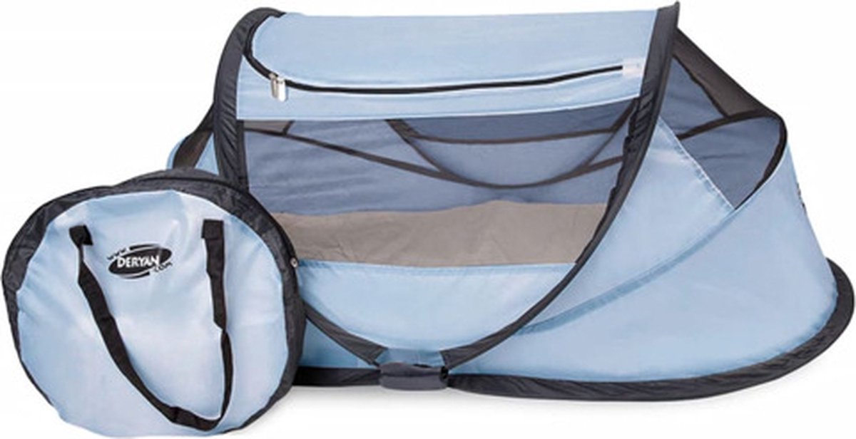 Deryan BabyBox Campingbedje - baby tentje - Blue