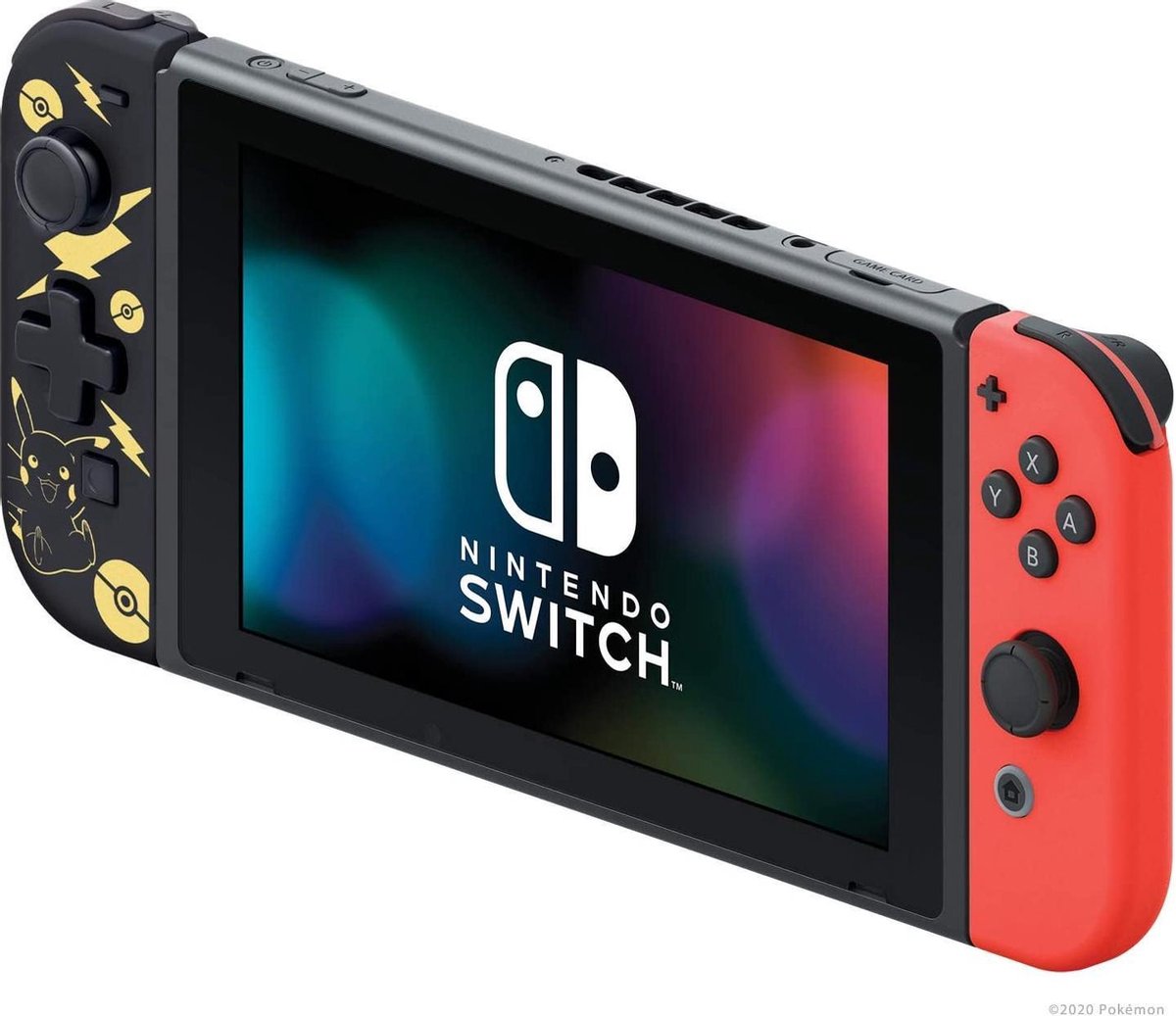 Hori Officieel licensed D-Pad Controller - Geschikt voor Nintendo Switch - Pikachu Zwart/Goud design
