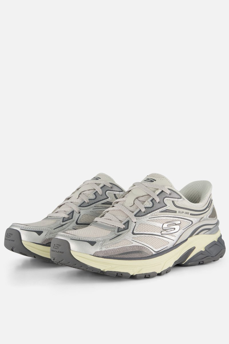 sneakers, running shoes, mesh, neutral-gray, slip-ins