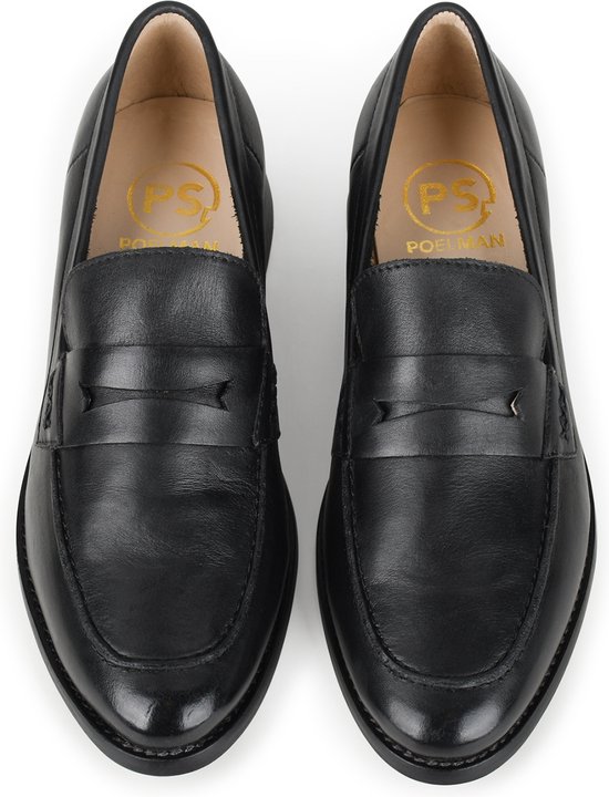 PS Poelman - Maat 37 - VORDE Dames Loafers - Zwart