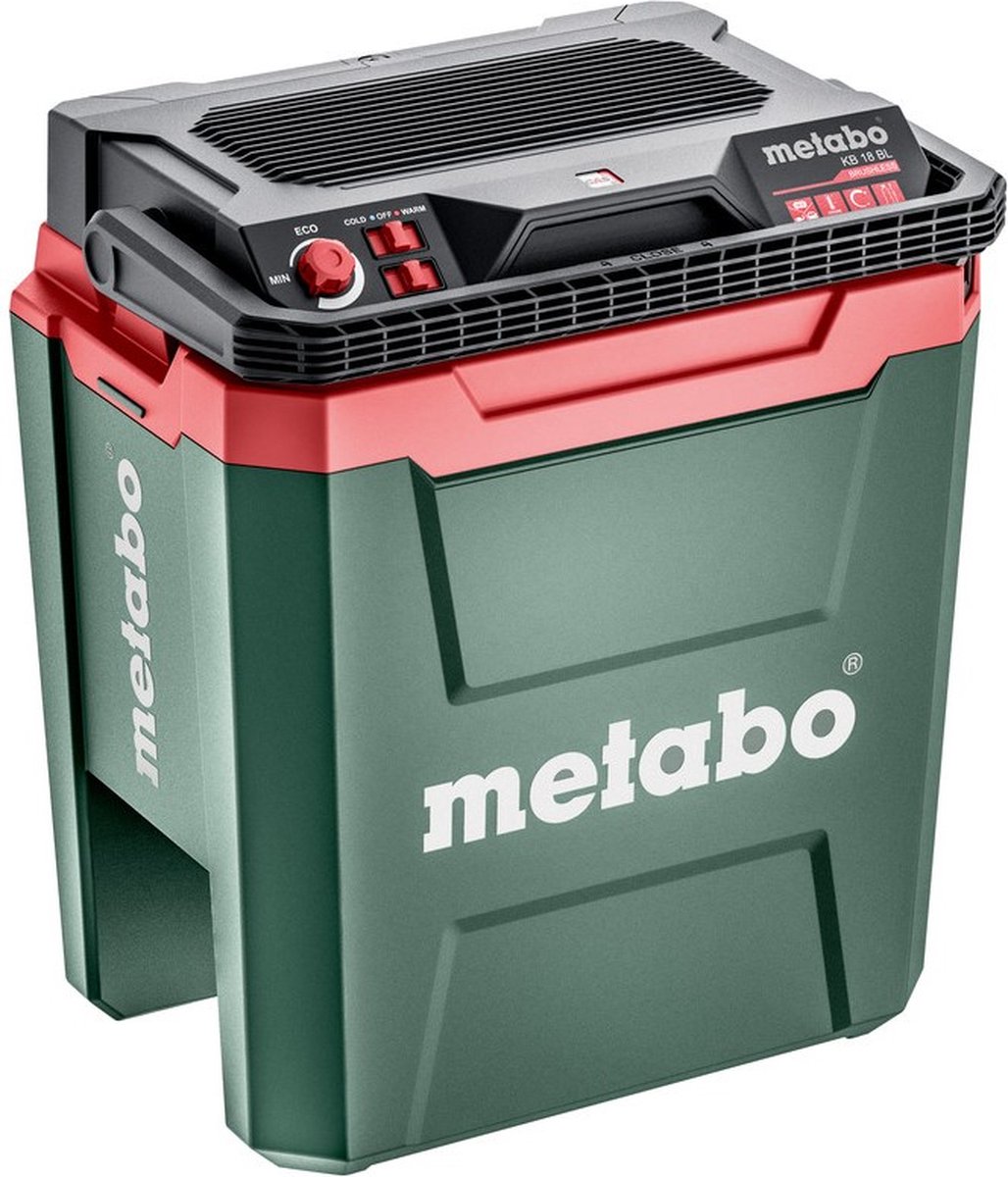 Metabo koelbox KB18BL 24L - koelen en verwarmen - 18V CAS accu's - 600791850