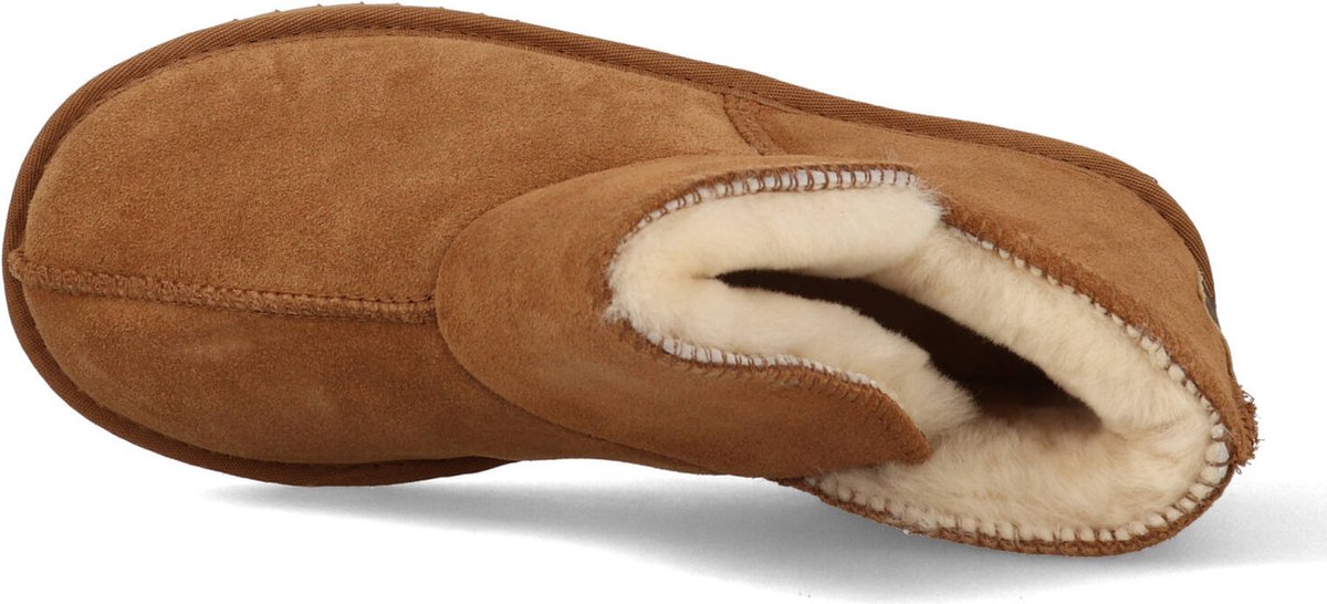Warmbat  - Maat 39 Willow Women Suede Dames Sloffen - Cognac