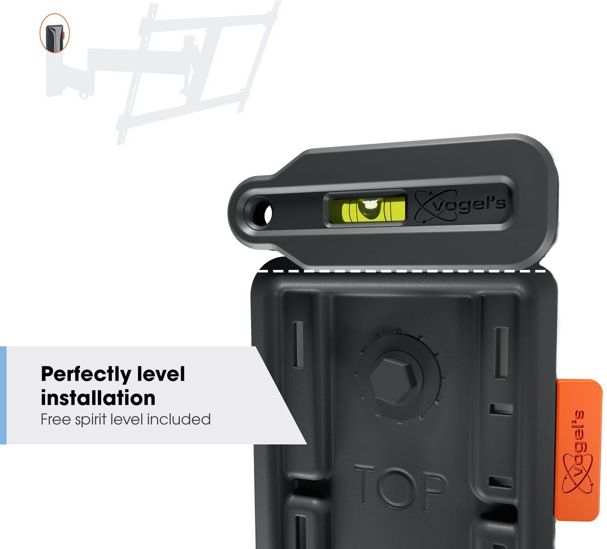 Vogel's TVM 3225 | Draai- en kantelbare tv-beugel | 19-43" | max 15kg | VESA 200x200 | 30cm arm