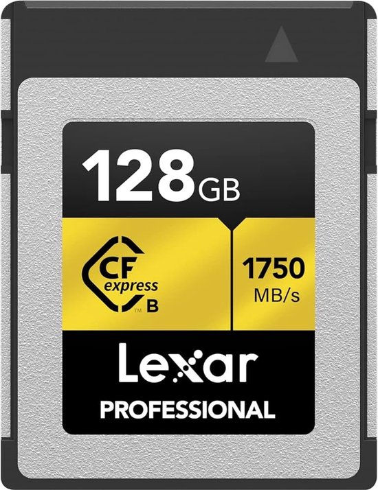 Lexar CFexpress Geheugenkaart PRO Type B Gold series 128 GB - R1750 /W 1500 MB/s