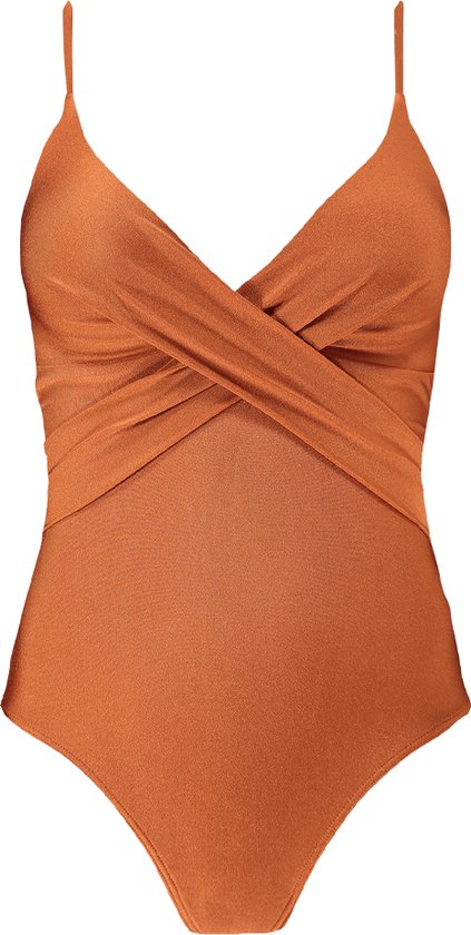 Barts - 42 - Isla Shaping One Piece rust Dames Badpak