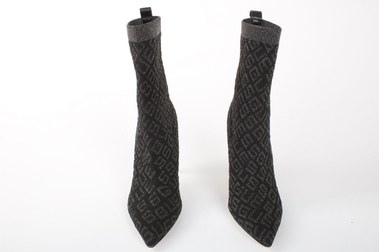 Guess - Maat 38 - Semmiy2 Dames Enkellaarzen/Hak - Zwart