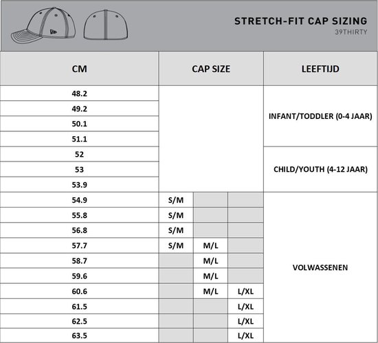 New Era MLB New York Yankees Cap - 39THIRTY - S/M - Black/White