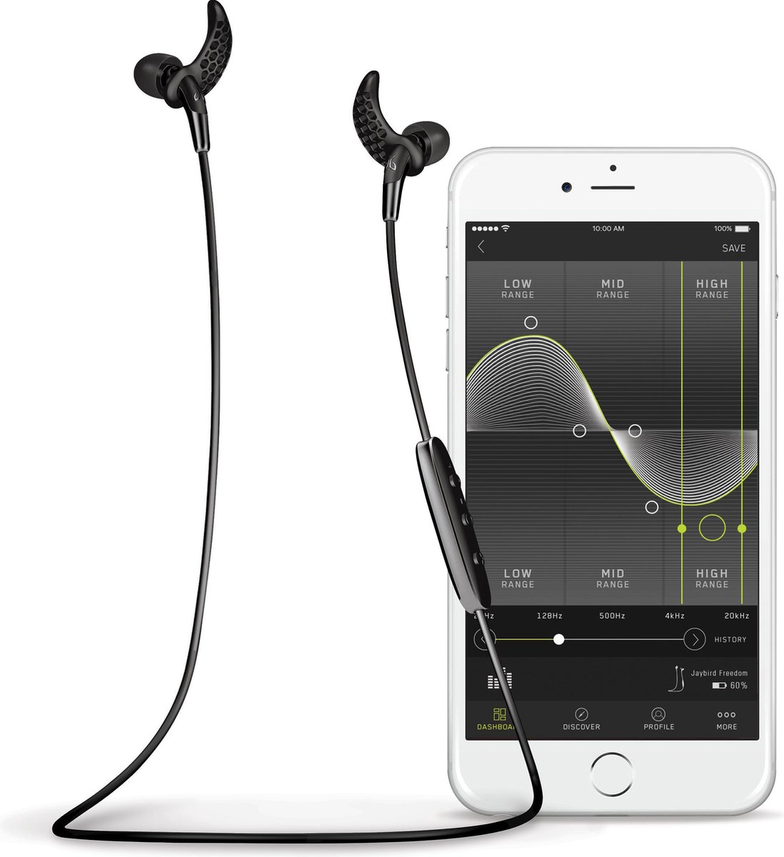 Jaybird Freedom - Draadloze Bluetooth Sport oordopjes - Zwart
