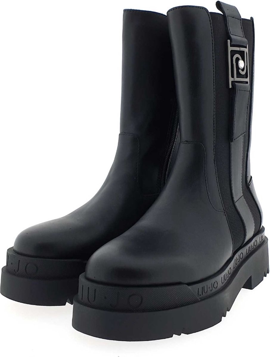 Liu Jo - Maat 39 - Chelseaboot - Dames - Zwart - Leder