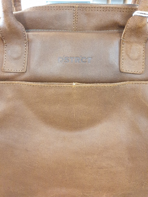 DSTRCT Fletcher Street Laptoptas - 17 inch - Cognac