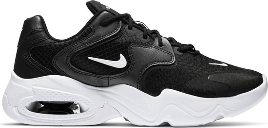 Nike - maat 38.5 - Air Max 2X Dames Sneakers - Black/White-Black