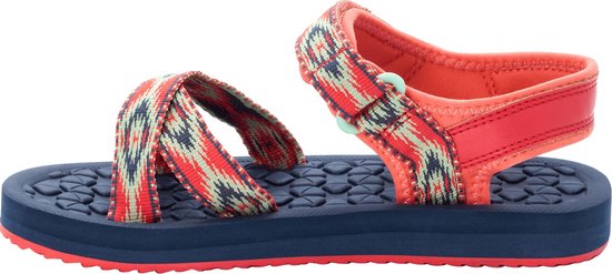 Jack Wolfskin Zulu Sandalen - 34 - Kids - Red / Blue