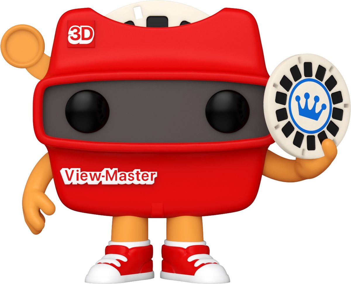  view-master,  figurine,  red character,  toy figure,  3D badge