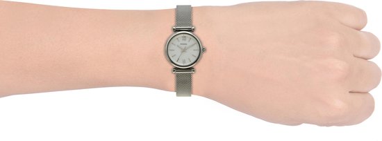 Fossil Carlie ES4432 Dameshorloge 28 mm - Zilverkleurig