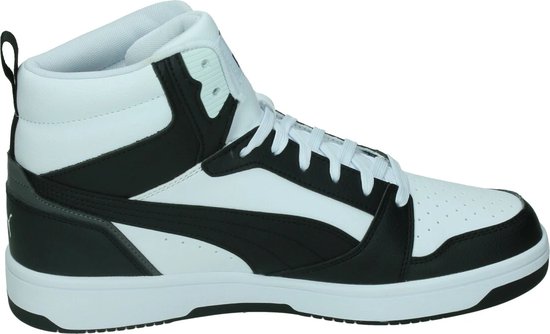 PUMA Rebound - mt 40 - v6 Unisex Sneakers - PUMA White-PUMA Black-Shadow Gray