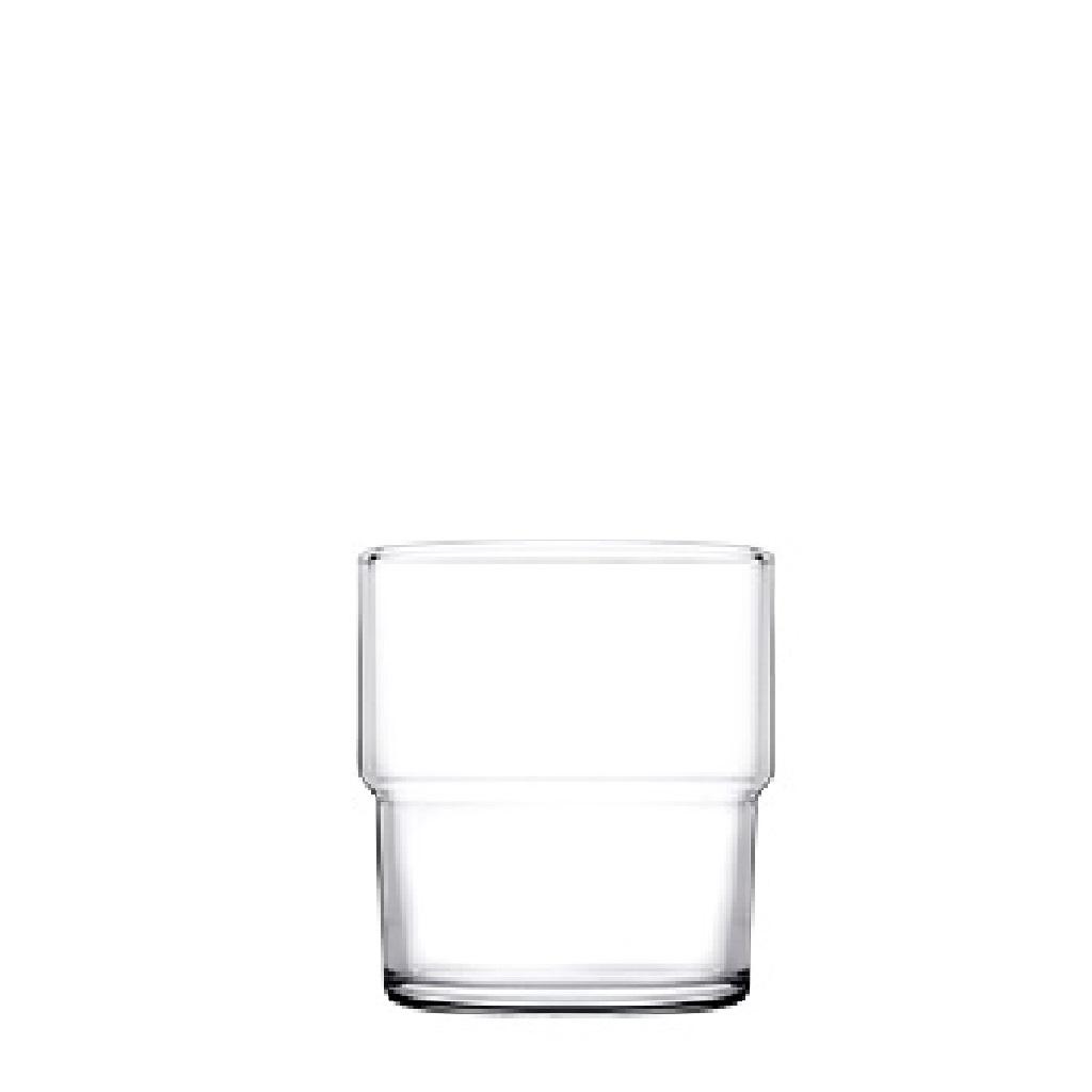 glas, kort glas, tumbler, dubbellaags glas, helder glas