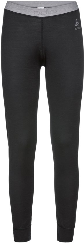 Odlo Suw Bottom Pant Natural 100% Merino Warm Dames Thermobroek - Black - Maat S