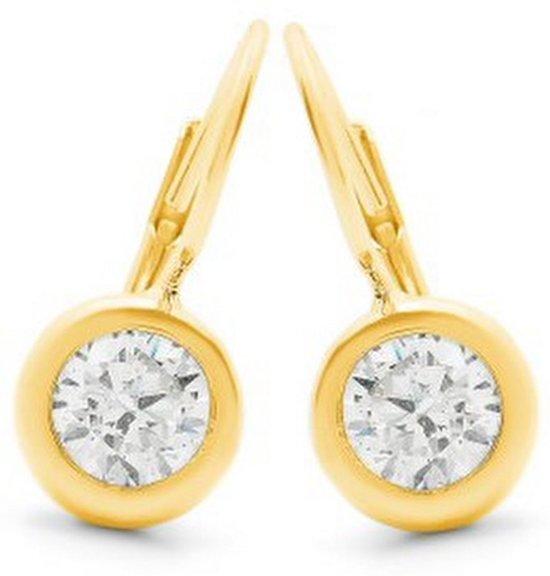 Casa Jewelry Oorhangers La Mer L - Goud Verguld