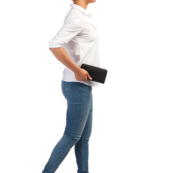 BURKELY Vintage Charly Dames Portemonnee - Zwart