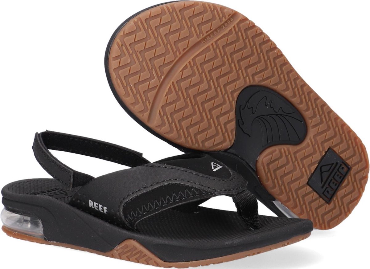 Reef Teenslipper - Maat 19/20 - Zwart