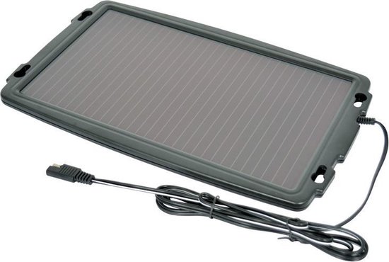 Acculader Zonnepaneel 12V / 2,4 Watt - Solar Druppellader