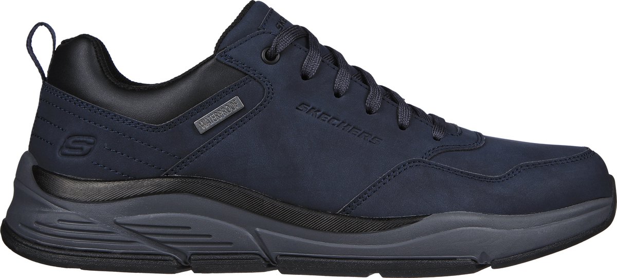 sneaker, lacetie, navy, waterproof, casual shoe