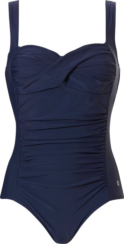 Pastunette Beach - Maat 38  - Blue Beauty - Corrigerend Badpak - Blauw -