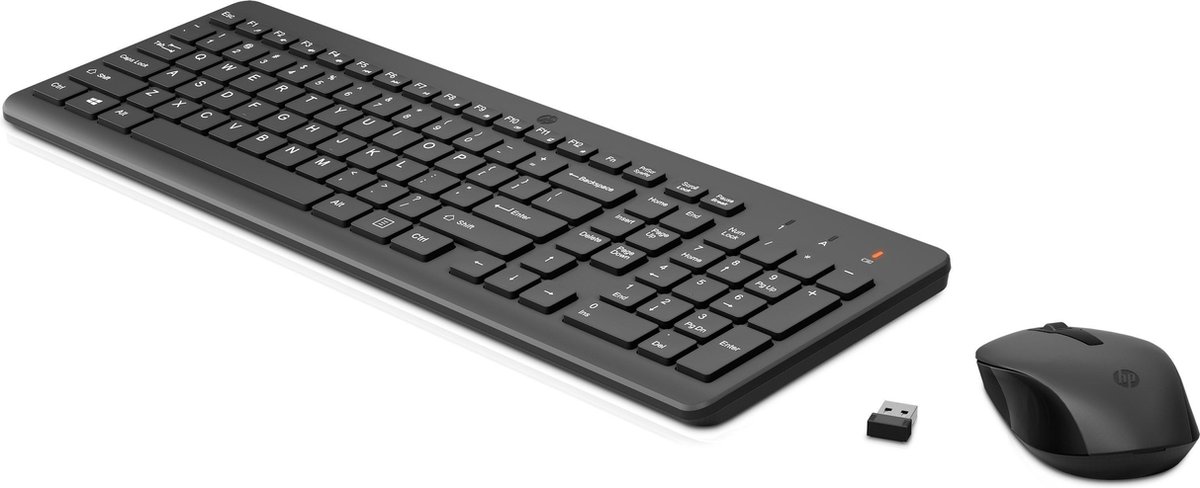 HP 330 - toetsenbord en muis set - QWERTY - Engels - zwart