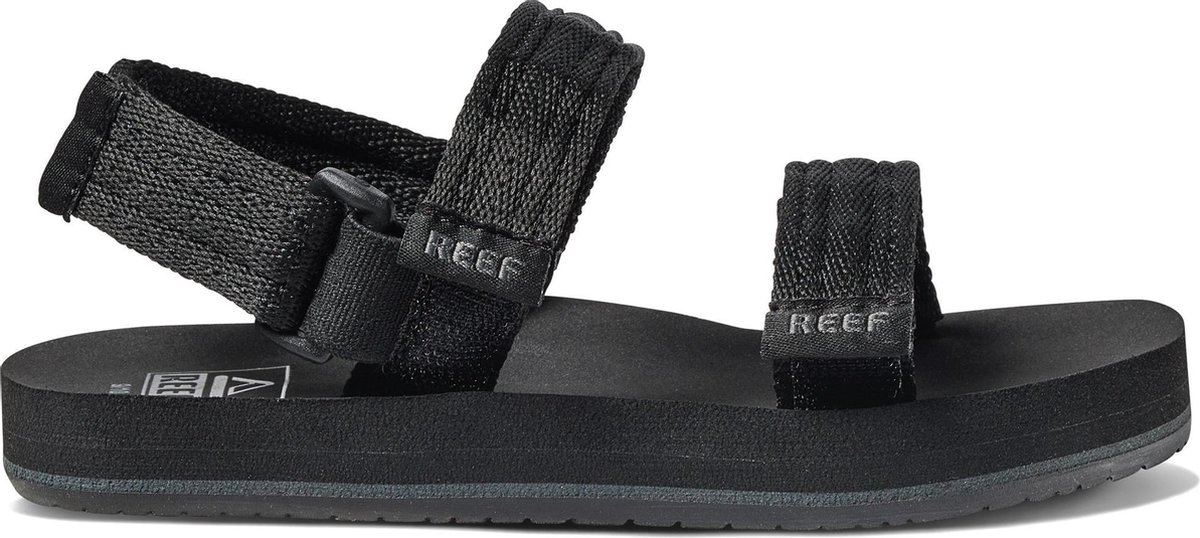 Reef Little Ahi Convertible Unisex Slippers - Black - Maat 19.20