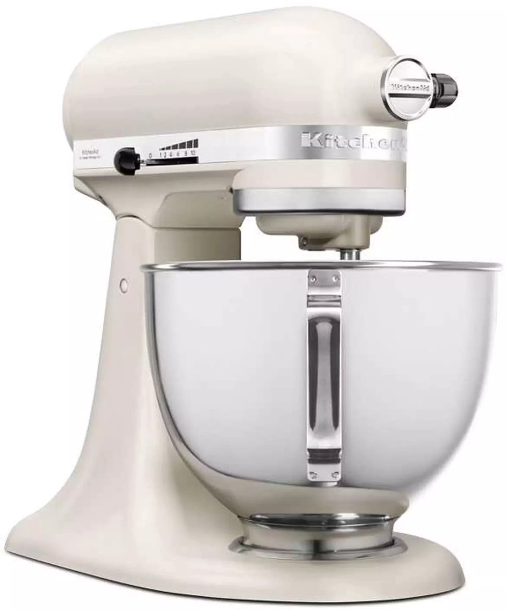 Kitchenaid Artisan 5KSM95PSEPL - Keukenmachine - 4,3L - Porselein wit - 3 Menghaken