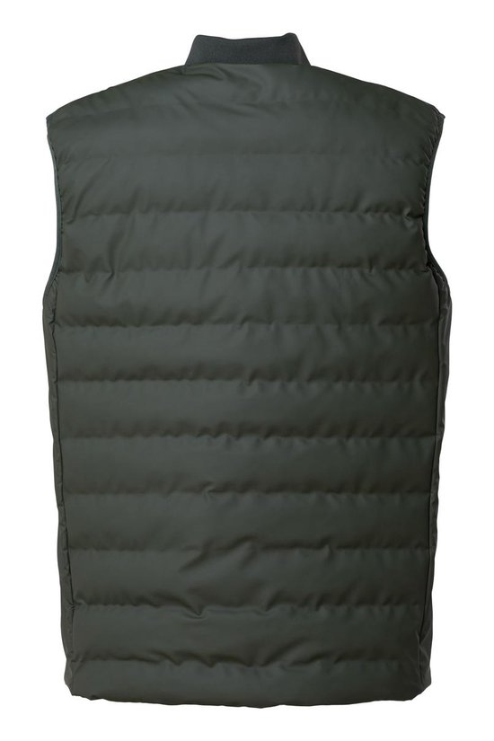 Rains Trekker Vest 1520 Regenjas Unisex - Groen - Maat XS