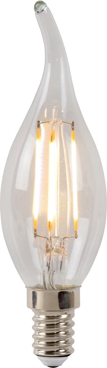 Lucide LED BULB - Filament lamp -  3,5 cm - LED Dimb. - E14 - 1x4W 2700K - Transparant