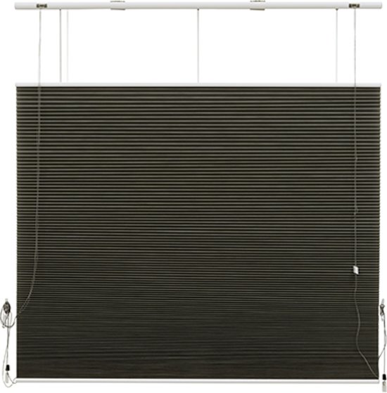 4d98-f089-4b69-bd48-ce5b396d586d Koopjeshoek- Intensions Exclusive - Plissegordijn - TDBU - Dubbel - Uni donkergrijs - 60x175cm