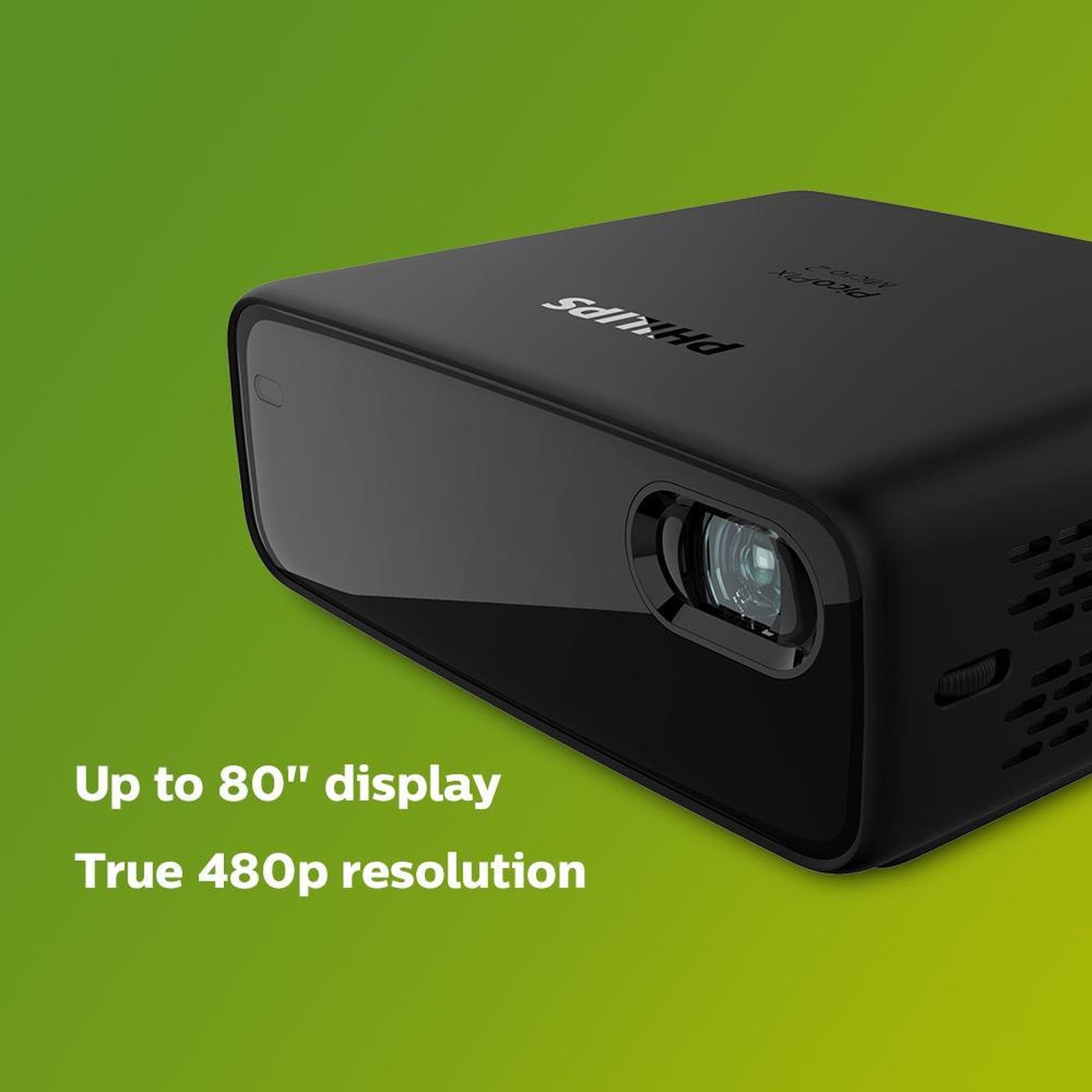 Philips PicoPix MICRO 2 PPX340 - HD Mini Beamer - Ingebouwde Accu - 2021 uitvoering