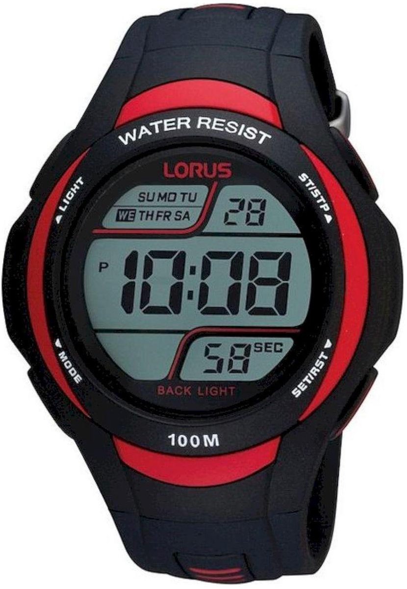Lorus R2307EX9 Heren Horloge - 46 mm - Zwart