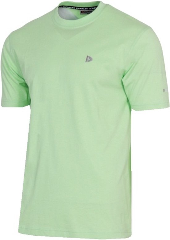 Donnay Maat L - T-shirt (Vince) - Sportshirt - Heren - Lemon green (543)