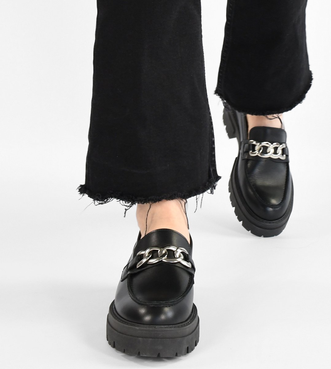 PS Poelman - maat 38- ROCKLAND Dames Loafers - Instappers - Zwart