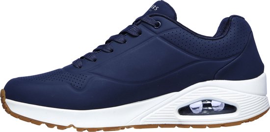 Skechers Uno - Maat 41 - Stand On Air Heren Sneakers - Navy