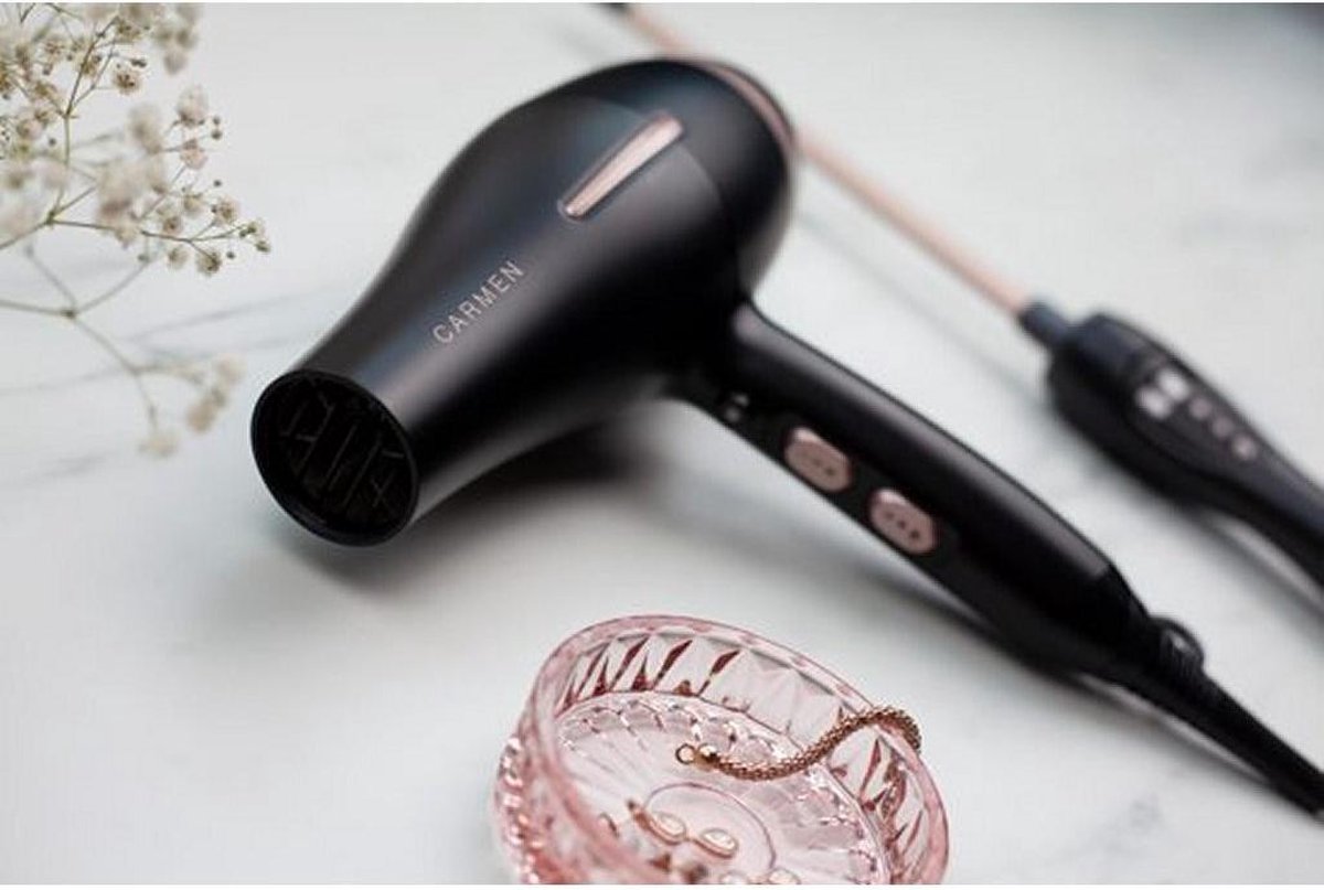 Carmen AC5210 - Föhn - 2300 watt - Zwart/Roségoud