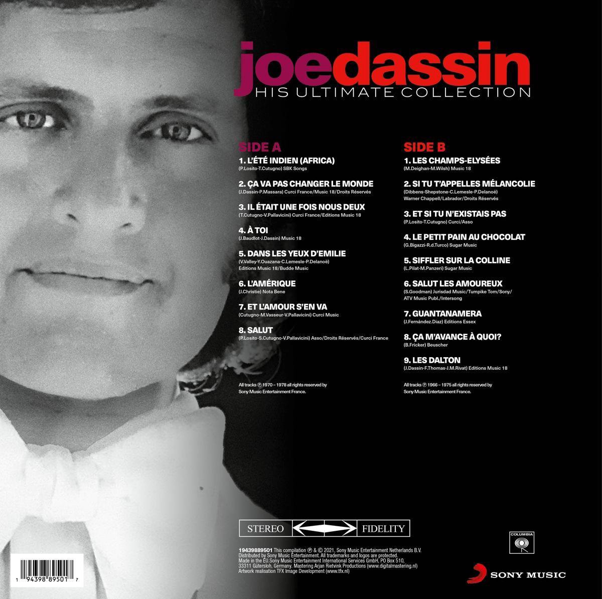 Joe Dassin - His Ultimate Collection LP