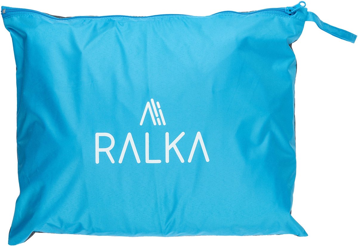 Ralka Regenpak Maat M  - Comfort - Azuurblauw/Antraciet