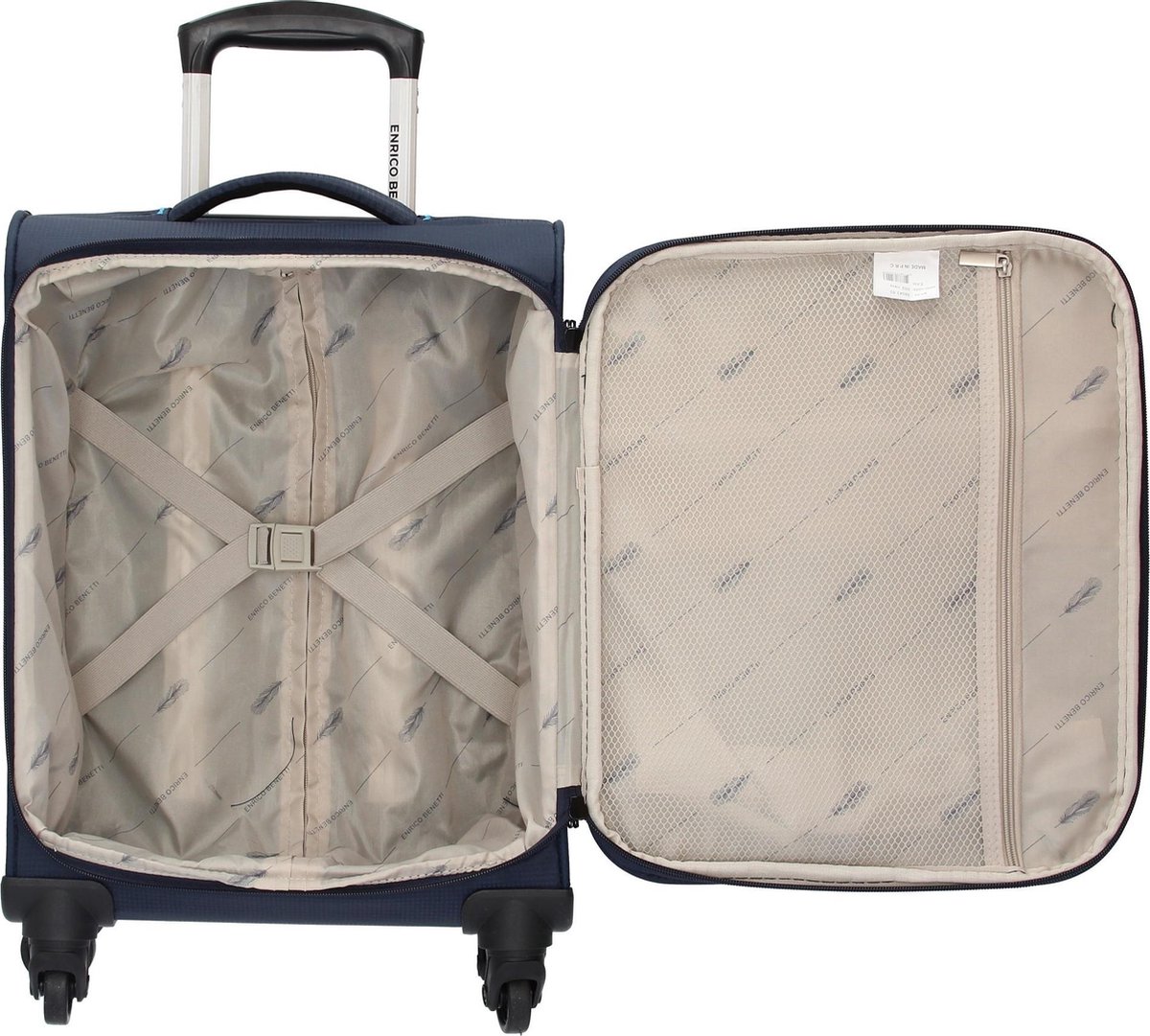 Enrico Benetti Nashville 39043 Handbagage Koffer softcase - Blauw