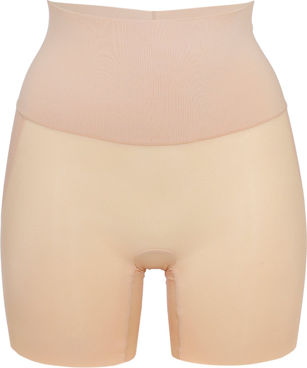 shapewear, hoogband, nubiekroze, compressie, shorts