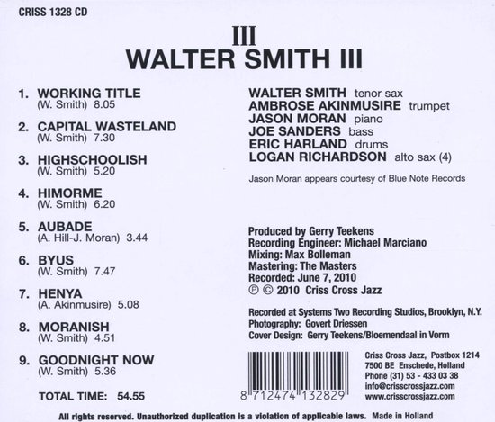 Walter Iii Smith - III (CD)
