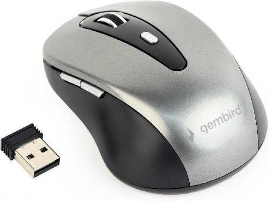 Draadloze muis zwart/antraciet